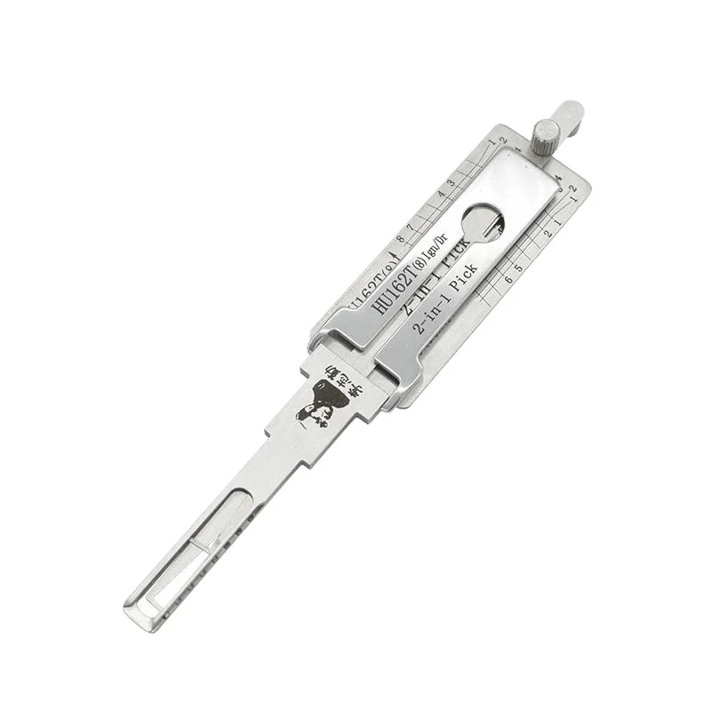 LISHI 2 in 1 HU162T(8) Lock Pick Tool Ignition Door Lock Decoder Tool Set for Imported Golf Cars Vertical Milling