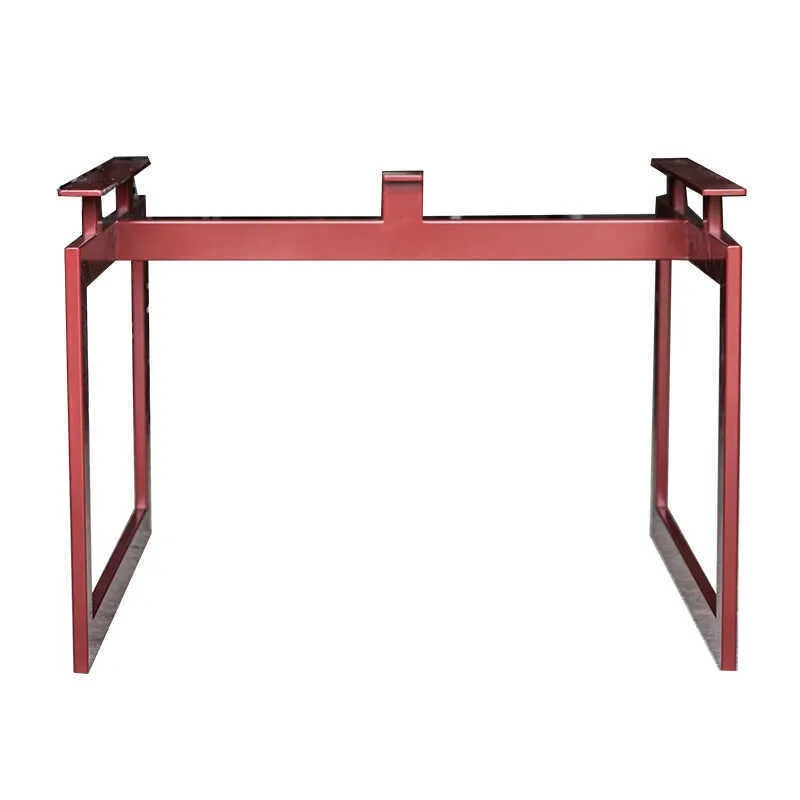 Stainless steel table legs I-shaped rectangular table bracket desk computer desk designer desk foot metal table rack