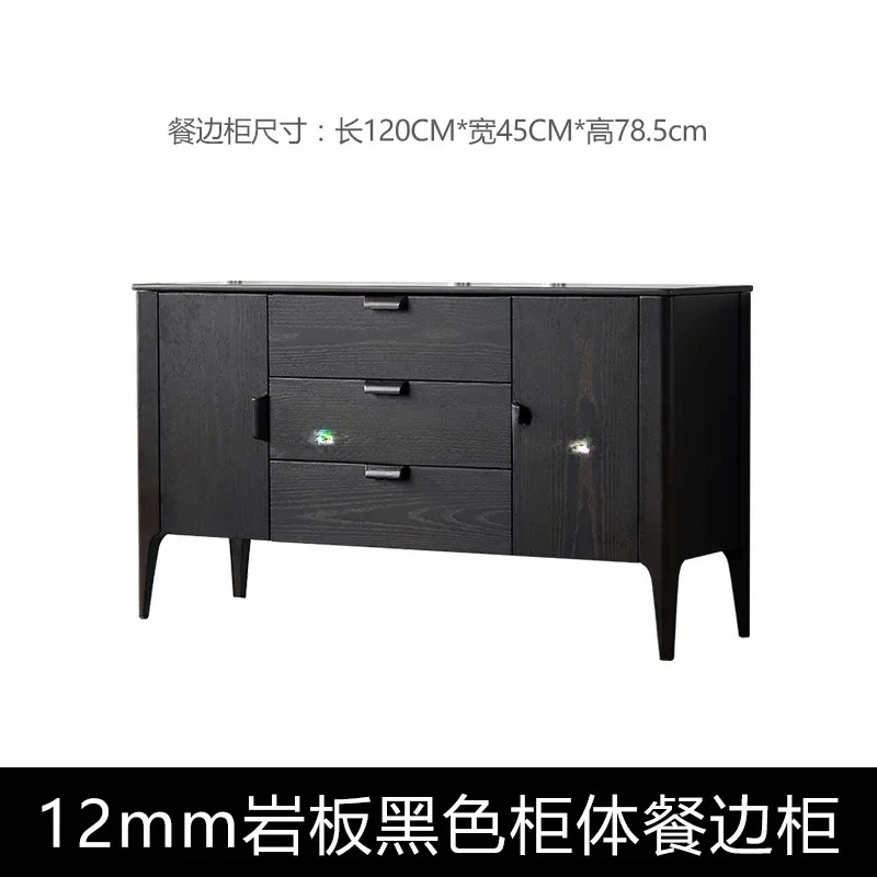 

Ash Nordic Stone Plate Sideboard Marble Restaurant Entrance Cabinet