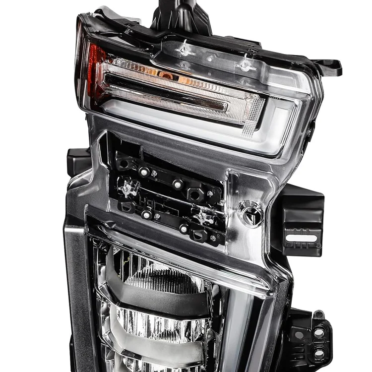 High Quality Headlights for Chevrolet Silverado 2500 HD 2020-2023 84738616 Driver and Passenger Side Replacement