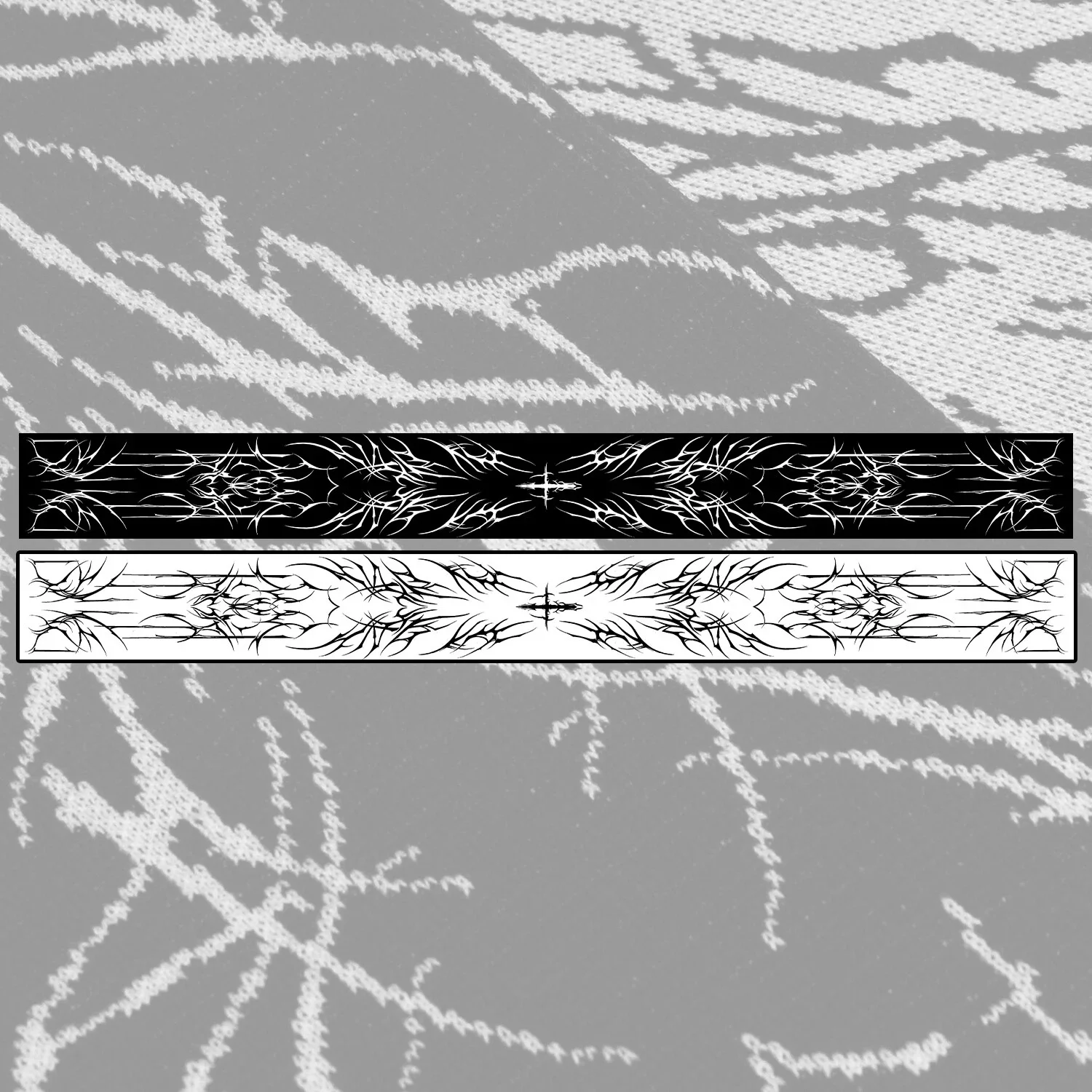 

Y2K double-sided striped autumn and winter new trendy fashion anime print versatile scarf clothing suitable for men and women