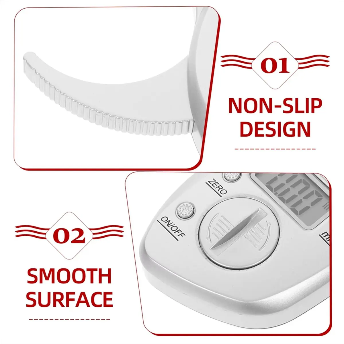 Budget-Friendly-Digital Body Fat Analyzer Tape Measure Pack Skin Muscle Tester 2-in-1 Kit Digital Body Fat Caliper and Body Meas
