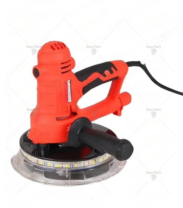 Dustless Electric Drywall Sander, Wall Putty Polisher with LED Lights