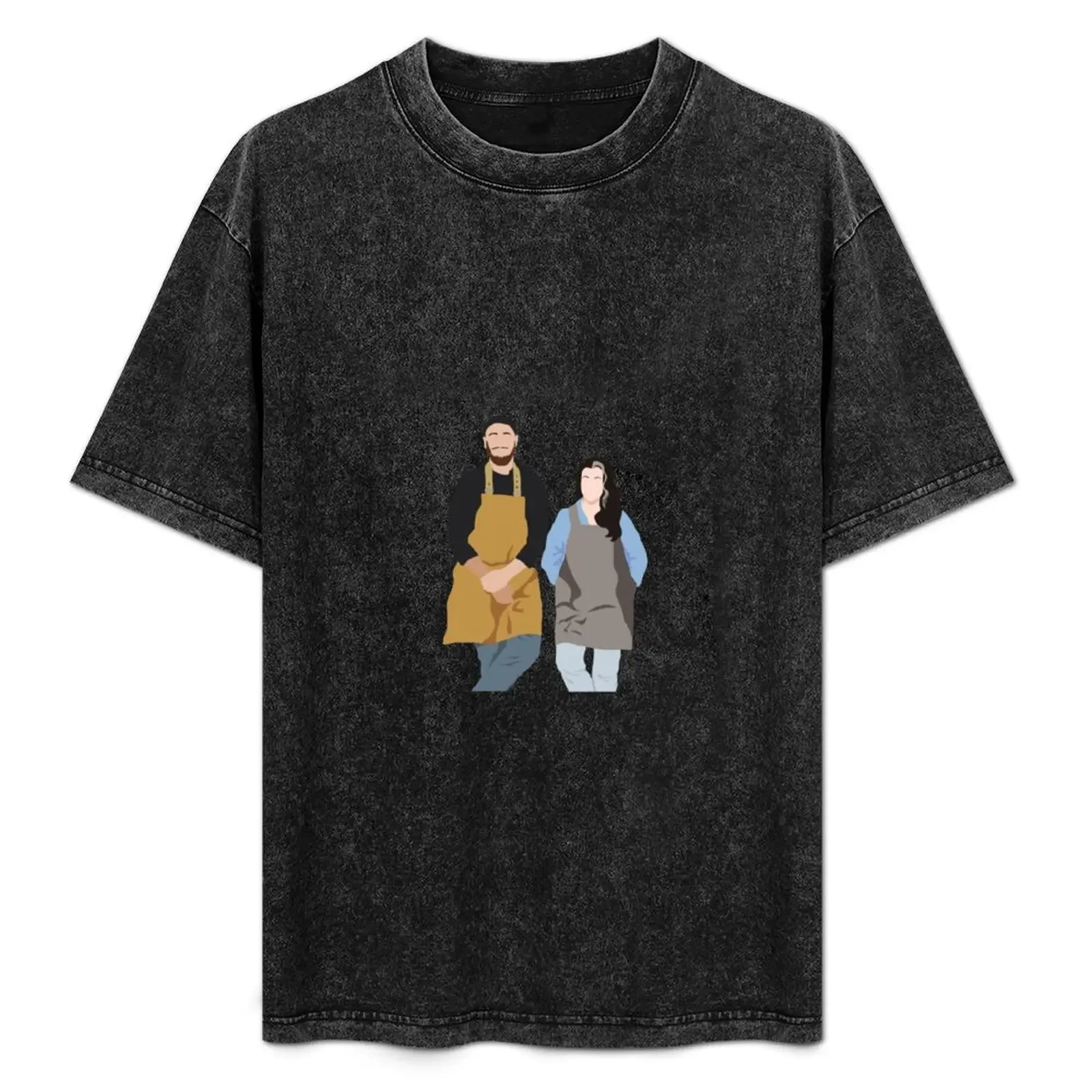 

Brad and Claire from Bon Appétit T-Shirt Work Casual Loose Fit T-Shirt
