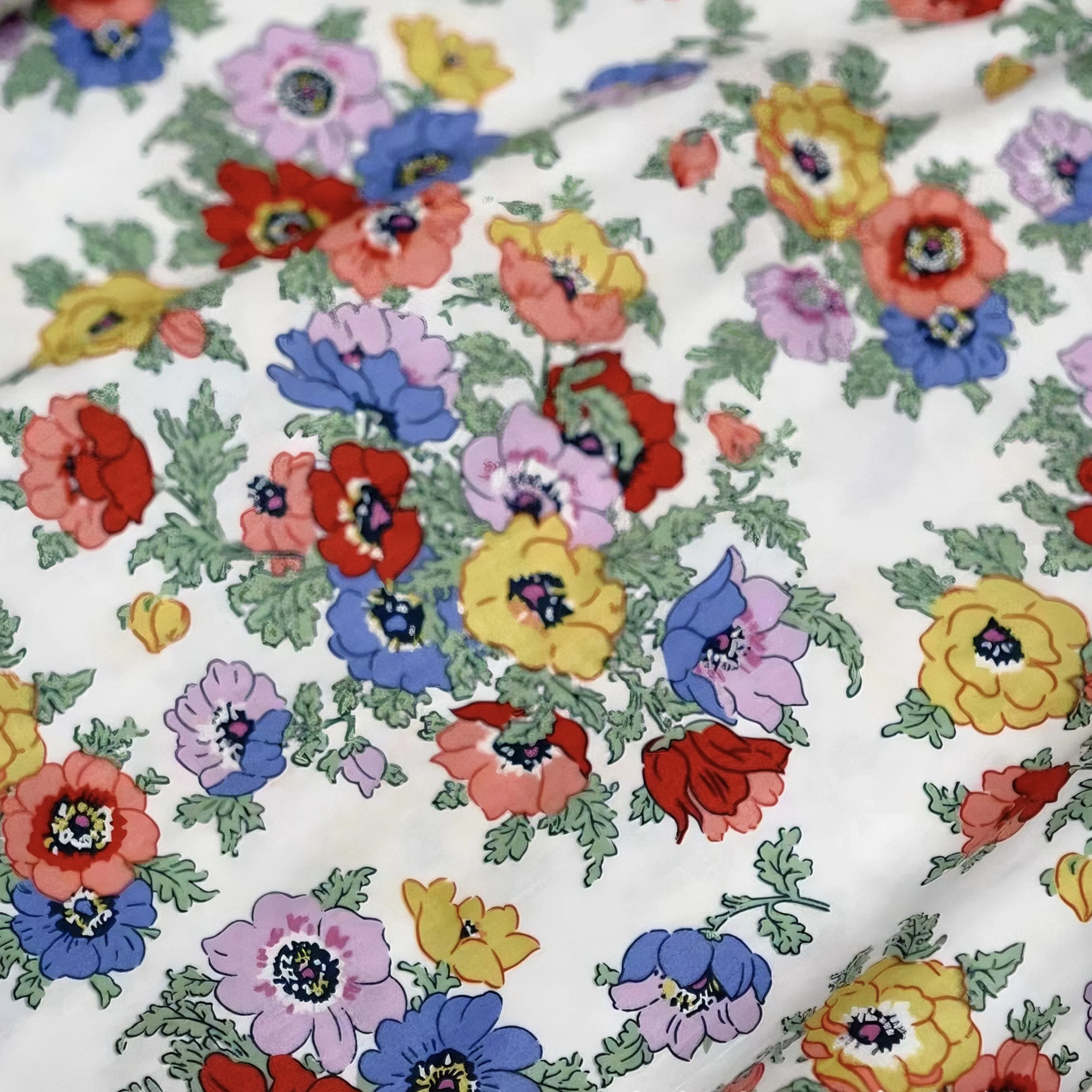 145x50 cm Tessuto floreale rurale 100% cotone Stampe in tessuto stampato Morbido e traspirante per cucito fai da te Artigianato Abito e decorazioni per la casa