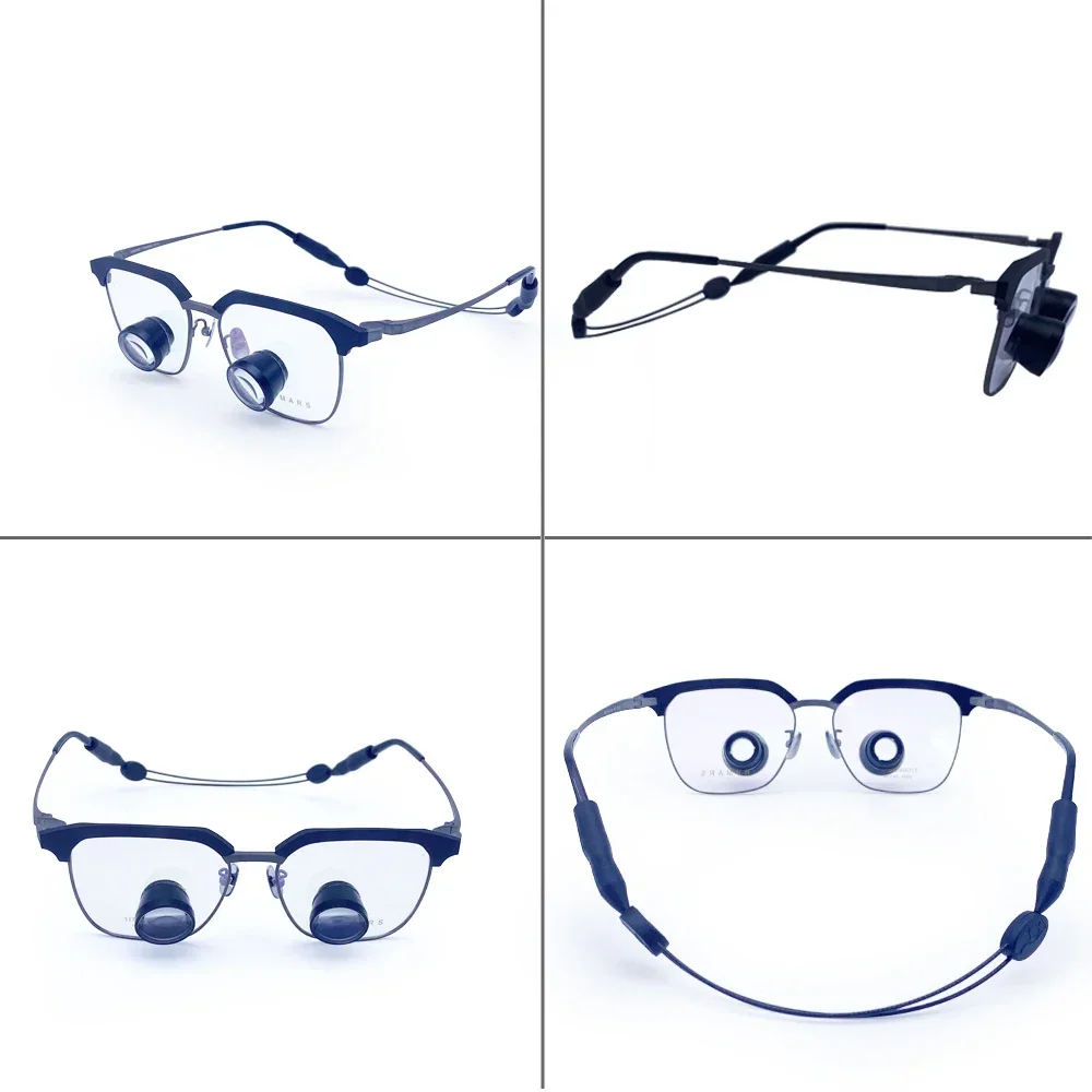 2.5X TTL customized ent general surgery microsurgery veterinary frame type binocular loupe with lightweight