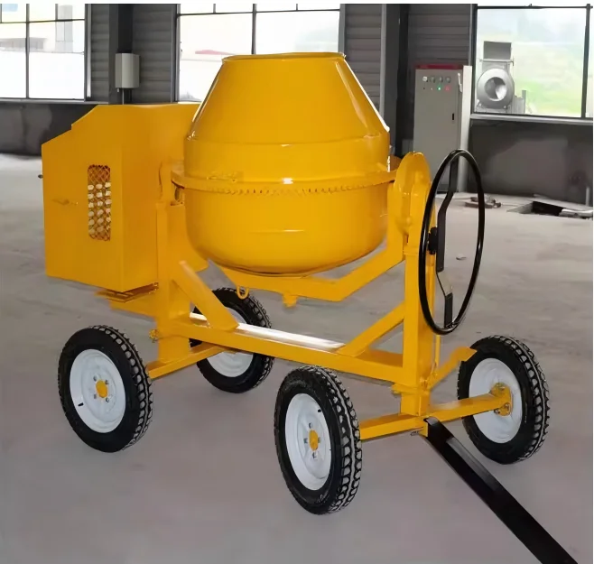 New 350 Liter 500 Liter 700 Liter Concrete Mixer Can Mix 1-2 Bags of Cement at a Time Powered by Electric