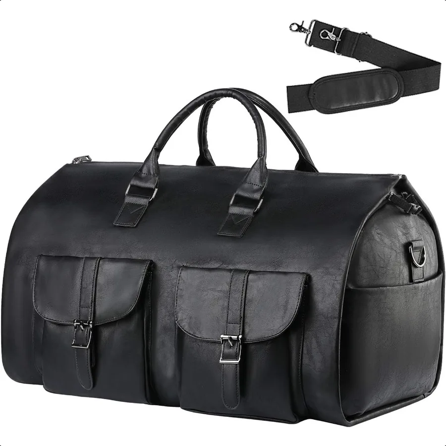 

Convertible Travel Garment BagCarry on Garment Duffel Bag for Men Women 2 in 1 Hanging Suitcase Suit Busin Travel Bag