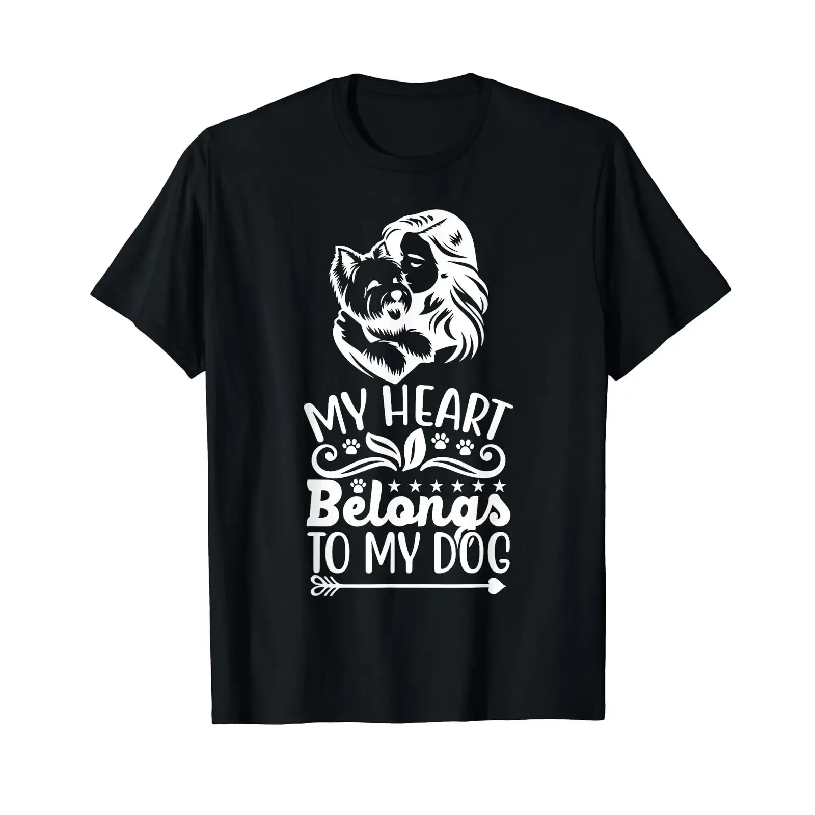 Mein Herz gehört meinem Website Hund T Shirt vintage Washed Stylish Top For Everyday Wear Unisex fashion Stretched Versatile