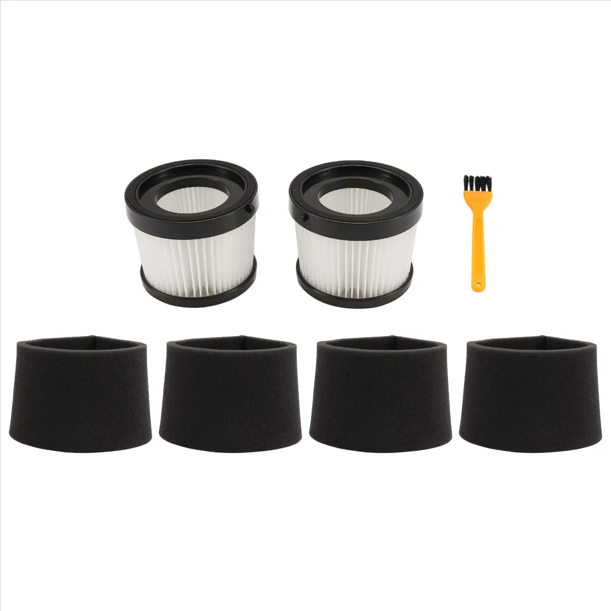 

AA96 2 шт. HEPA-фильтры DCV5011H для беспроводного ручного пылесоса DCV501HB, с 4 поролоновыми фильтрами и 1 щеткой