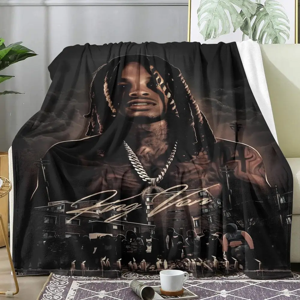 K-King V-Von Throw Soft Flannel Throw Blanket, Lightweight Breathable Summer Nap Blanket For Sofa Home Travel Cozy Decor