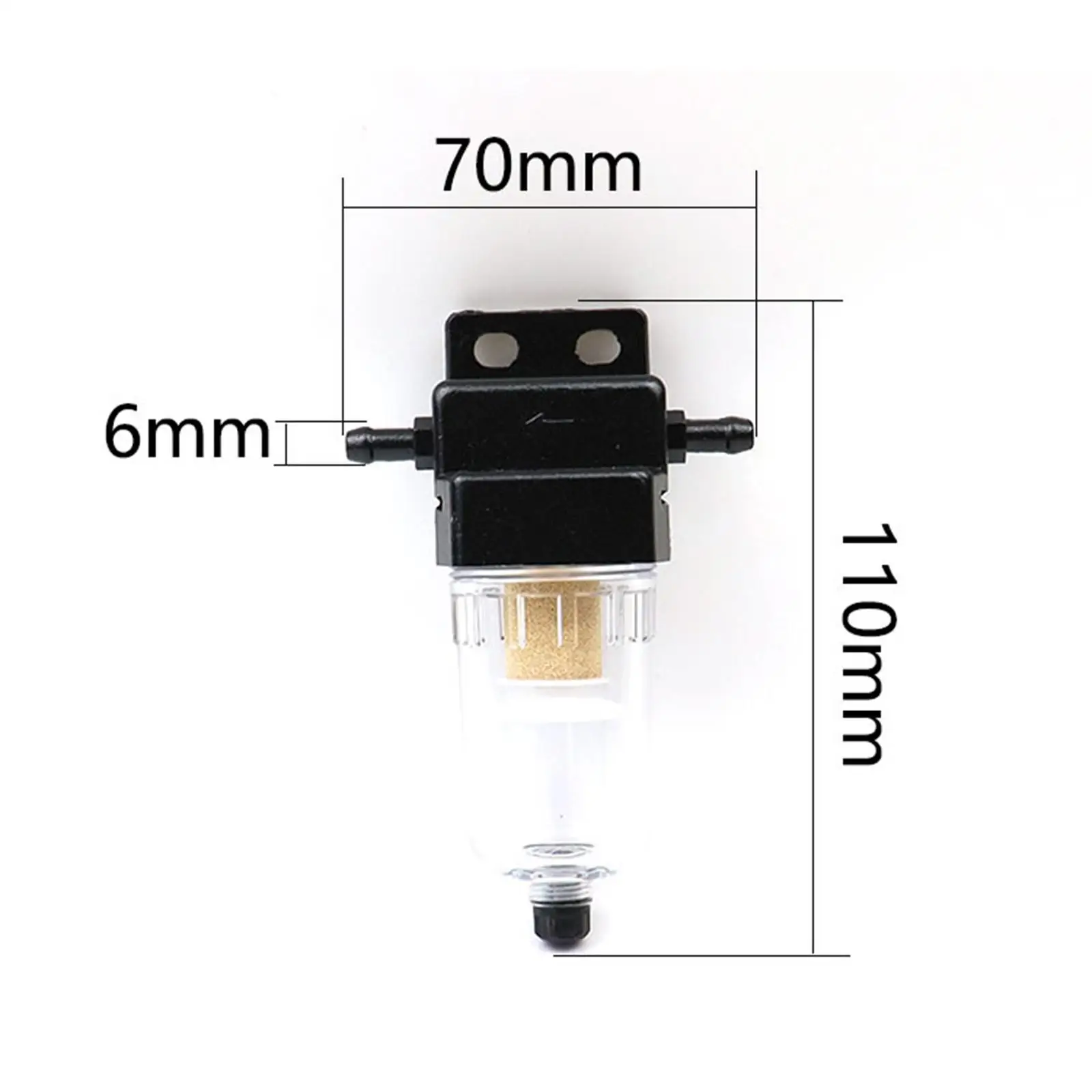 Plastic Fuel Separator Filter Kit for Car Heater Water Separator Easy Installation Fuel Filter Support
