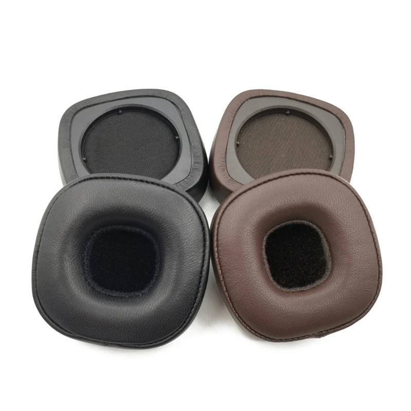 SZ Ear Cushion Pads Headset Cover Sheepskin Leather Earmuffs for Marshall Major 2 3 4 MID ANC Headphones Headsets Earcaps