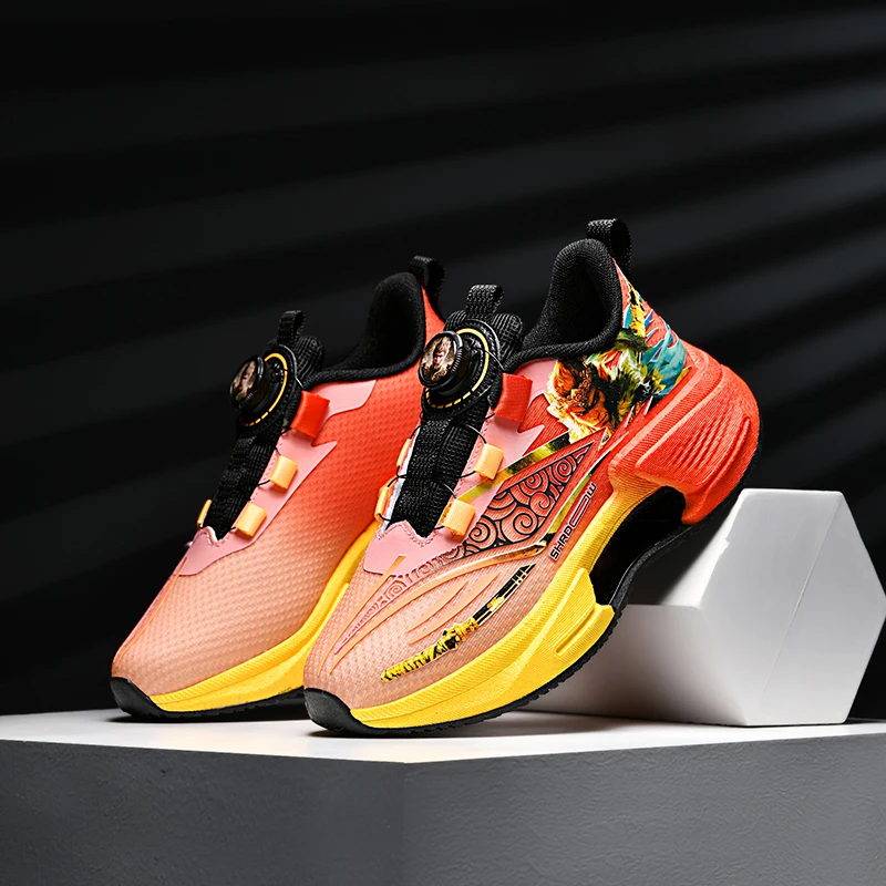 Zapatillas De Baloncesto Para Niños, Antideslizantes, Ultraligeras, De Malla, Para Correr Al Aire Libre_voghion.com