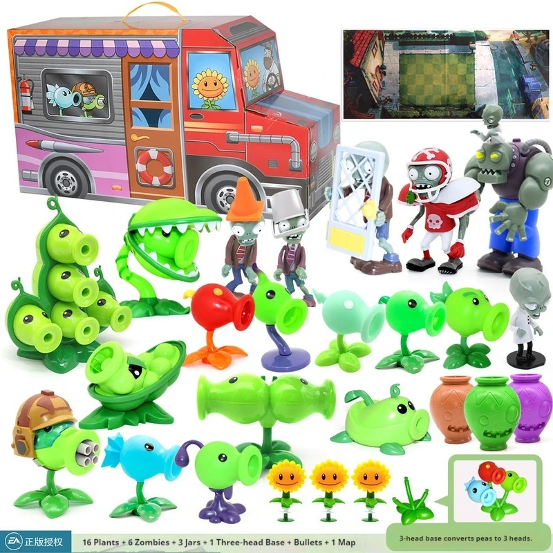 Genuine Plants V.S. Zombies 686-54 Crazy Dave Penny Set Capable Of Launching Parent Child Interactive Toys Gift Collectible