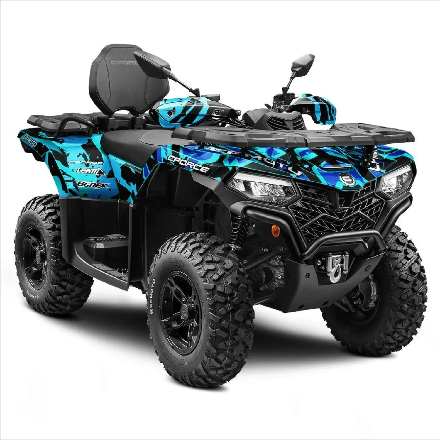 Body Fairing Sticker Decals Protective Quads / Atv 4x4 Full Graphic Kit For CFMOTO CFORCE 400+450+500+520 2022-2026 Design-38