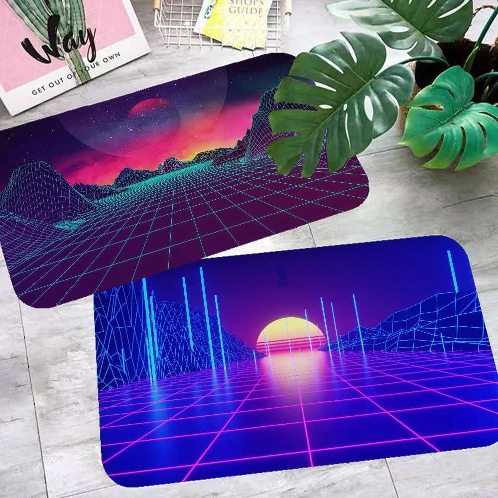 

Neon Games Room Mats Cheaper Anti-slip Modern Living Room Balcony Printed Household Carpets