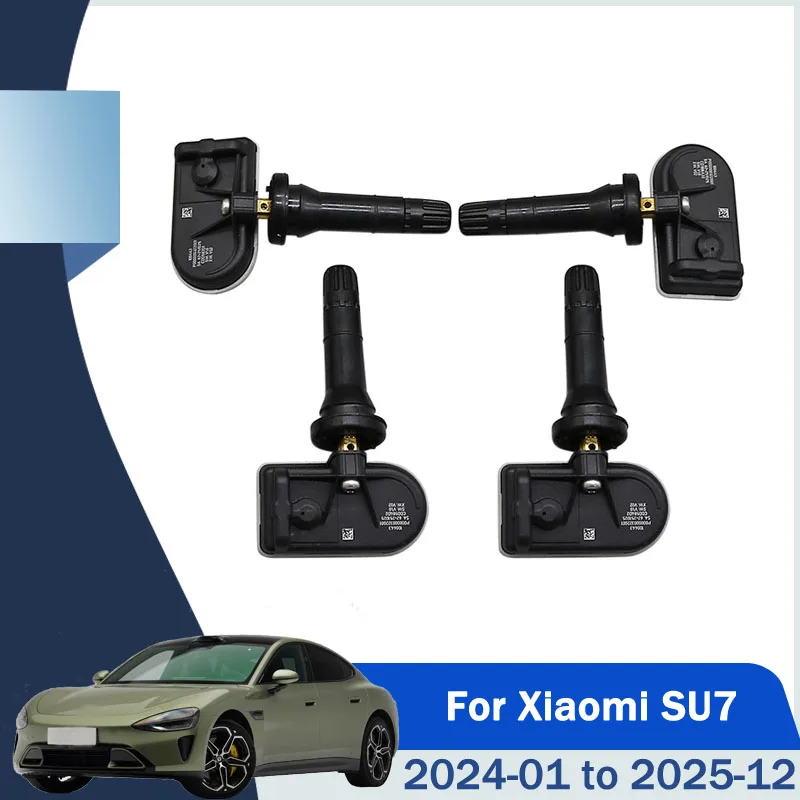 

433MHz Tire Pressure Monitor Systems TPMS Sensor P000000322001 For Xiaomi SU7 2024/01-2025/12
