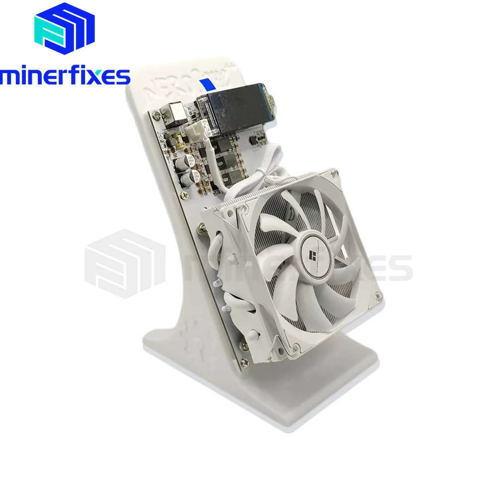 آلة تعدين Bitaxe NerdQaxe 4.8TH/s Bitcoins 4 قطع BM1370 Asic Chip Solo BTC 68W 2.4G WiFi مفتوحة المصدر Btc #4