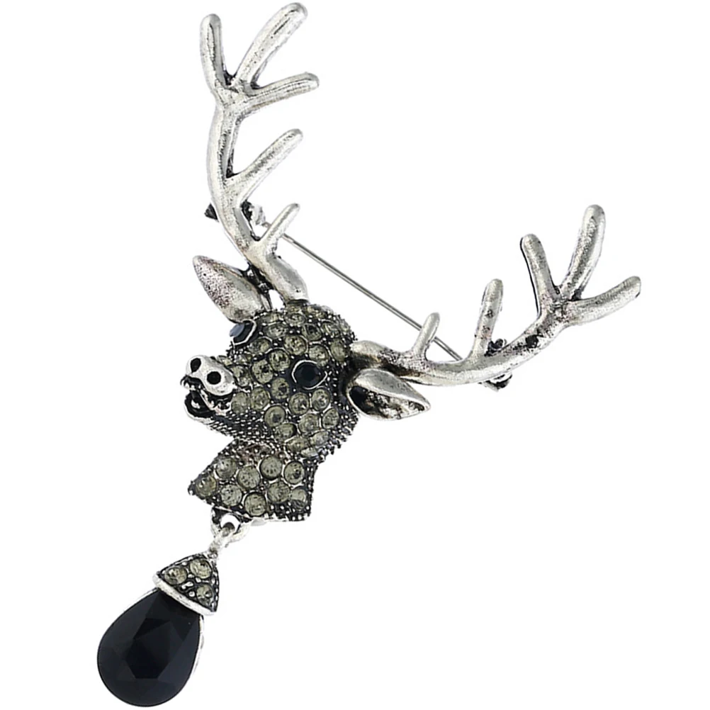 

Retro Brooch Pin Water Drop Pendant Elegant Clothing Accessory Wear Resistant Long Lasting Gifts