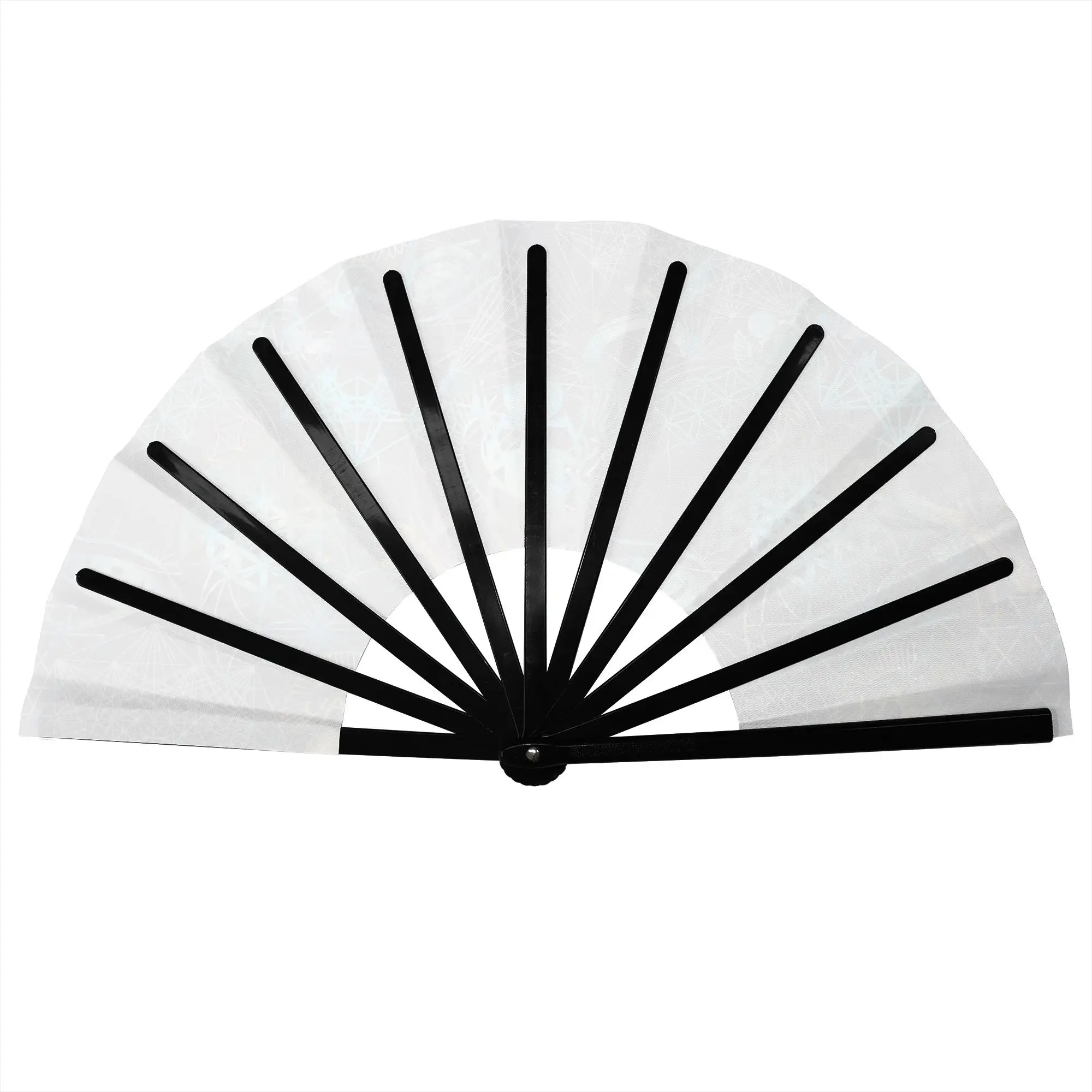 Flower of Life Ancient Egyptian Talismans in Black  Portable Pocket Fan Sacred Geometry  Folding Fan Cooling Handheld Fans