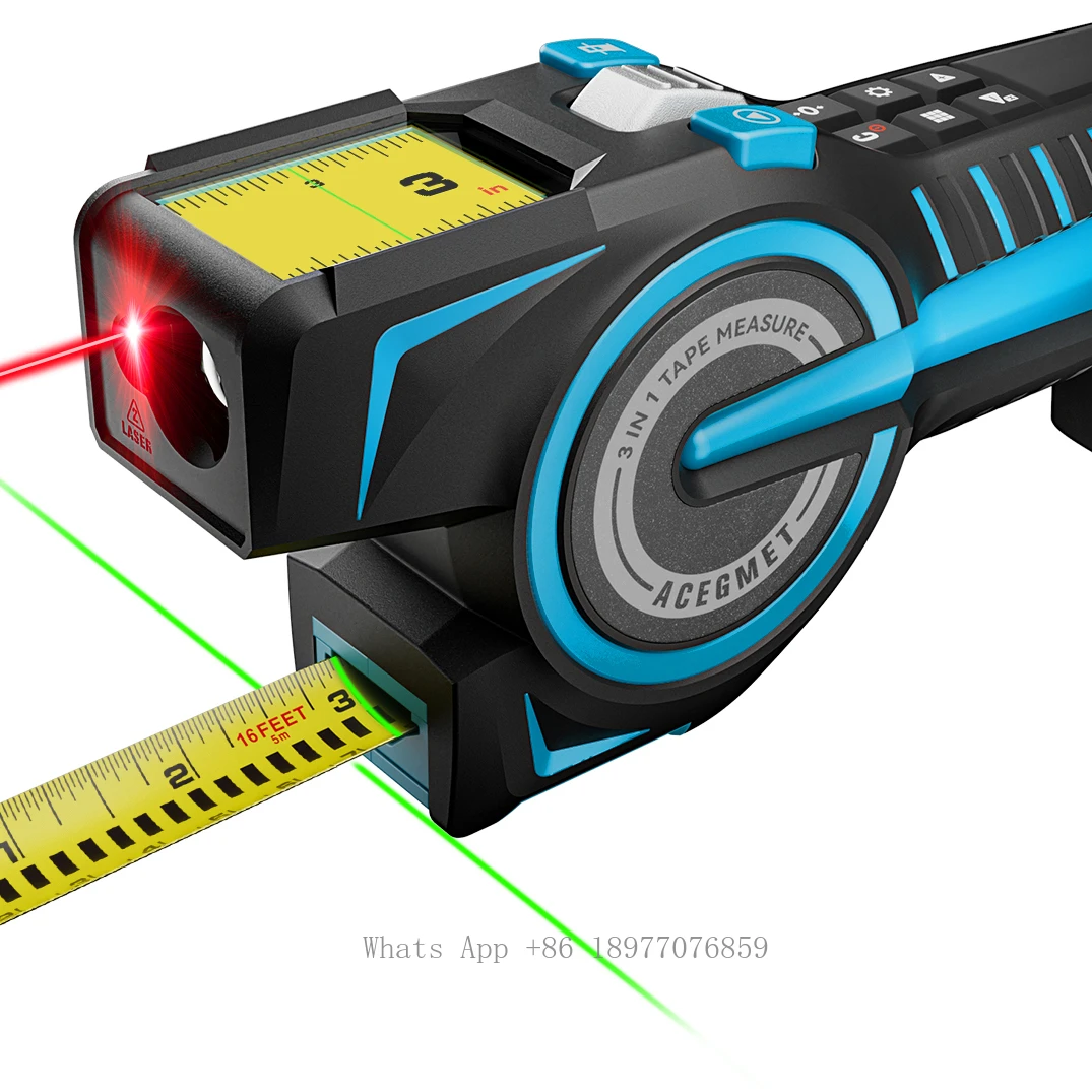 DTX10 Laser Tape Distance Meter 3-in-1 Digital Tape Measure With 2.0 Inch IPS Display