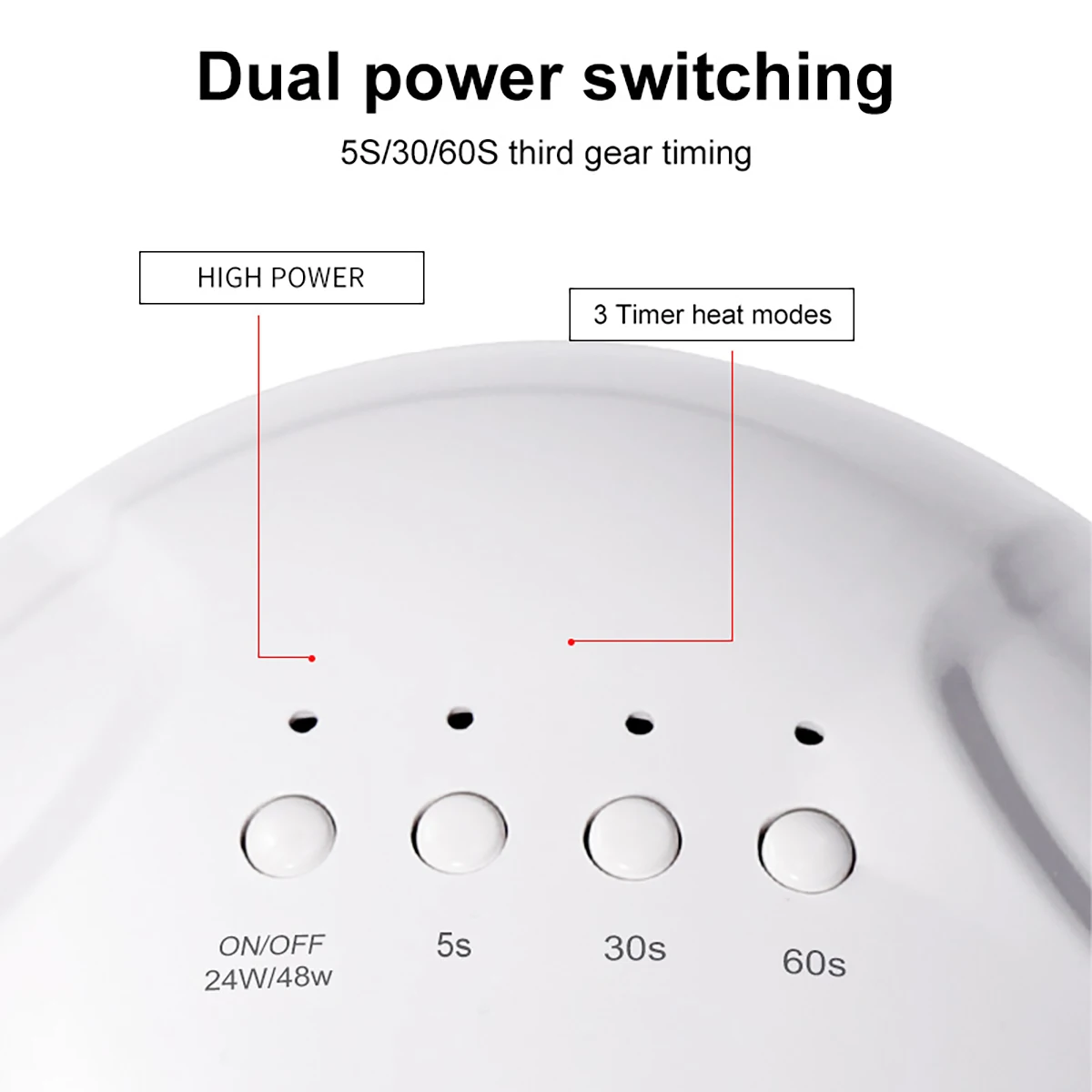 Sunone lâmpada uv profissional, 30 peças de contas de luz para unhas com 3 temporizadores, sensor automático infravermelho, acessórios para arte em unhas, placa removível