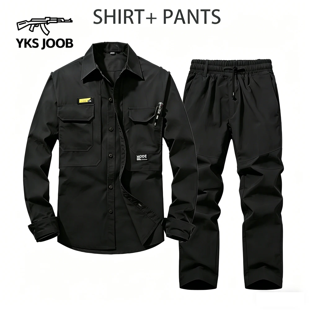 ensemble-de-sport-leger-et-respirant-pour-homme-chemise-de-travail-et-pantalon-multi-poches-resistant-a-l'usure-sechage-rapide-ideal-pour-l'ete