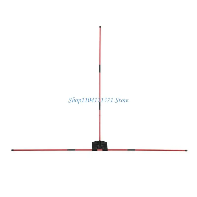 

P9FC Golf Swing Alignment Rod Swing Practice Plate Trainer Golf Alignment Rod Holder