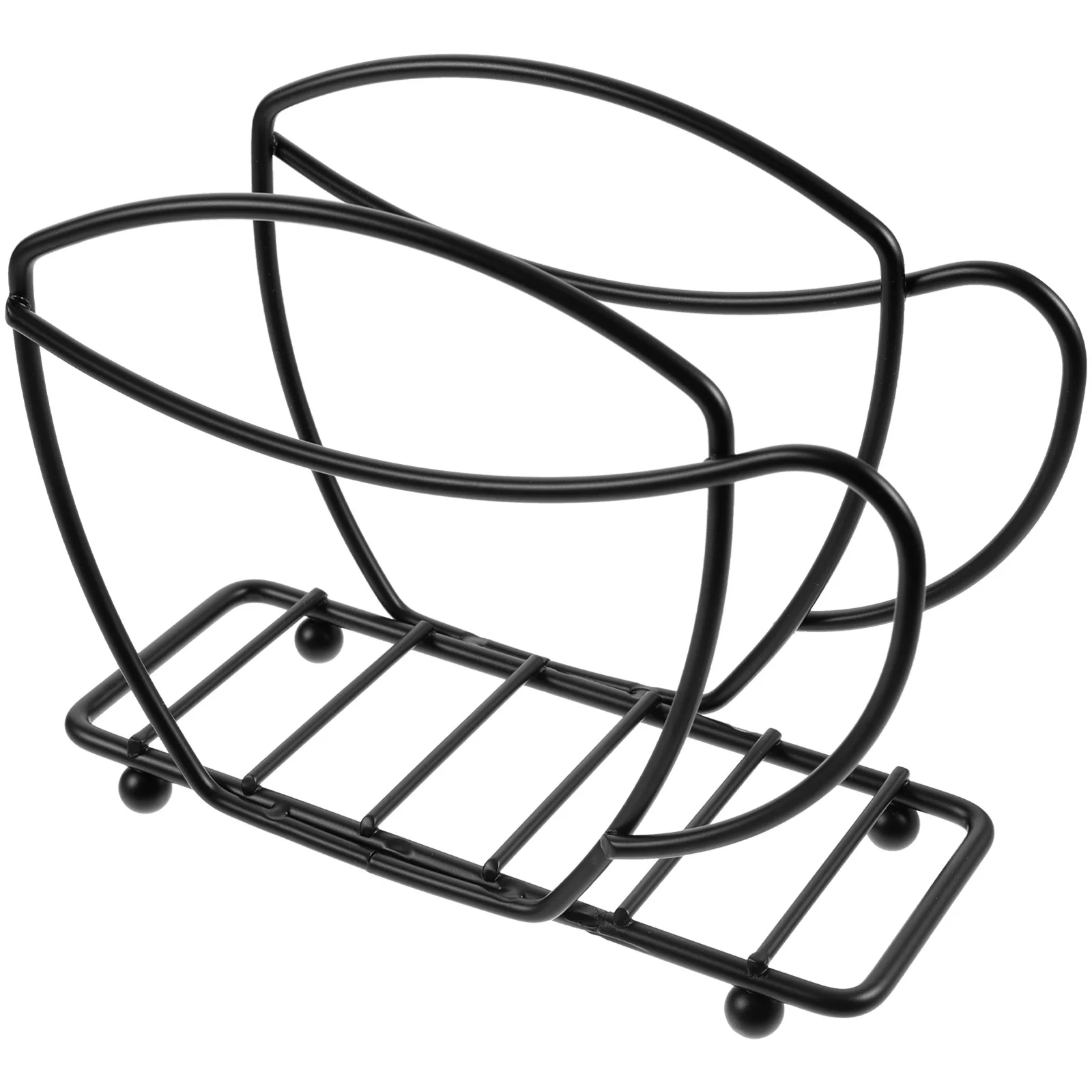 

Creative Coffee Cup Shaped Napkin Holder Sturdy Freestanding Tissue Rack for Home Use Freestanding Napkin Holder