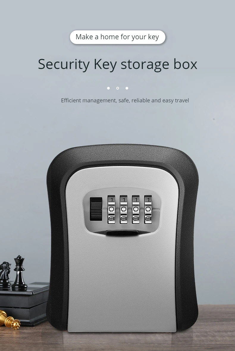 Wholesale Password Key box decoration security lock viewer Key locker