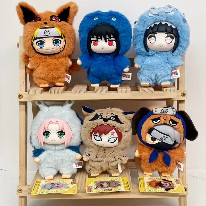 

Аутентичная слепая коробка EAKI Naruto Shippuden Party Series, мягкие плюшевые модные украшения, коллекция игрушек, подарки на день рождения, Рождество