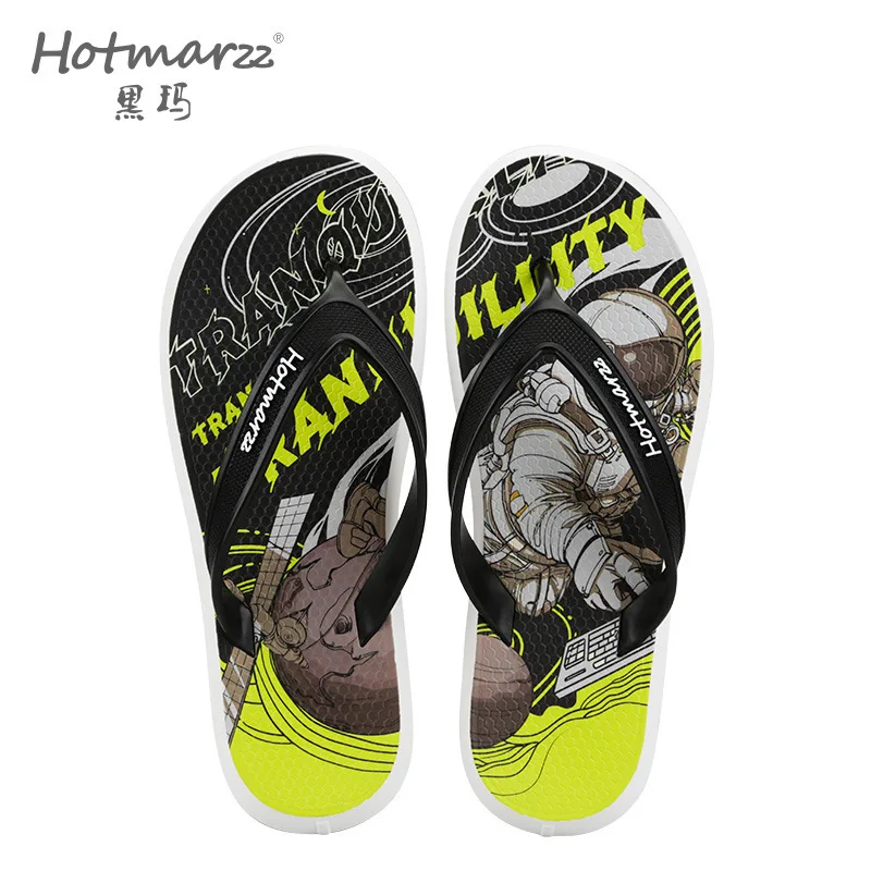 

PVC Flip Flops For Men Anti Slip Trendy Cool Outdoor Wholesale Outdoor Beach Slippers Shoes & Home Slippers