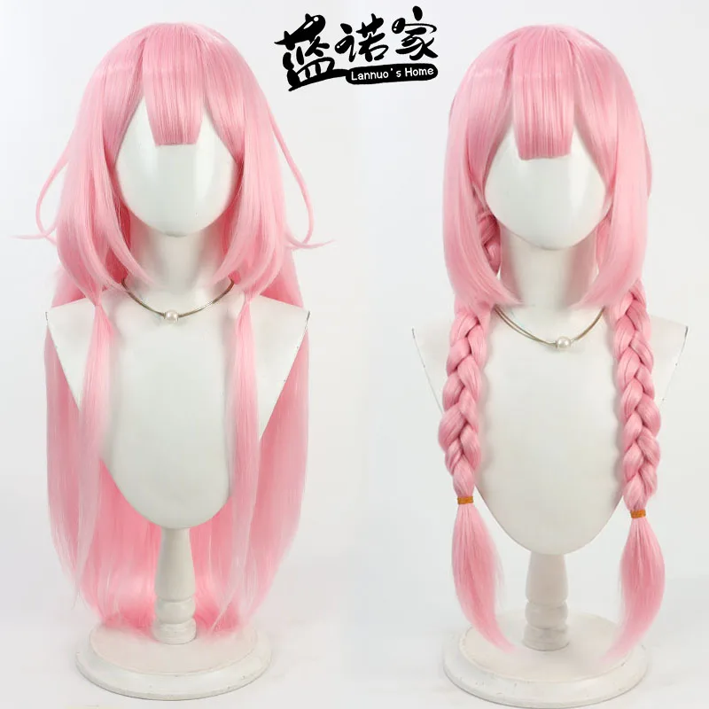 

Virtual YouTube Suo Sango Cosplay Wig Halloween Party Prop Synthetic Hair Heat Resistant Fiber + Wig Cap