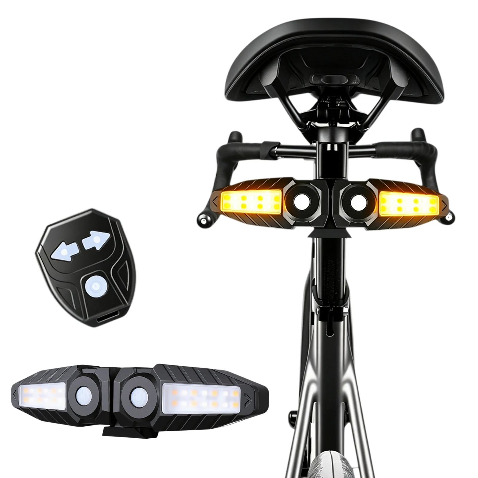 ไฟท้ายจักรยานแบบไร้สายพร้อมรีโ - Turn Signal Bike Light Wireless Remote บทวิจารณ์และราคา