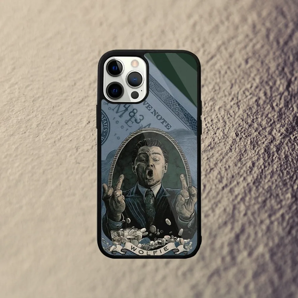 حافظة هاتف W-WolfS Of Wall Street لهاتف iPhone 16,15,14,13,12,11,Plus,Pro,Max Mini Magsafe شحن لاسلكي مغناطيسي