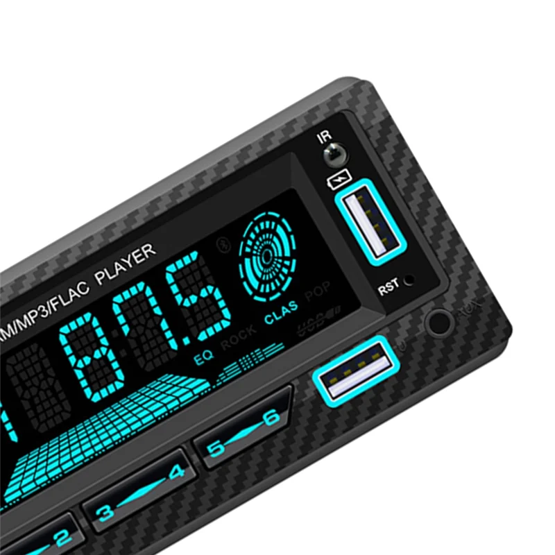 

Уникальный автомобильный 1DIN MP3-плеер с беспроводным Bluetooth, 12В, поддержкой карт памяти и USB-накопителей, 7-цветной подсветкой, радио (с инструкцией на английском языке)