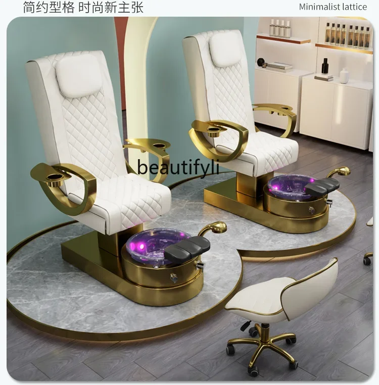 Electric Massage Foot-Washing Pedicure Chair Multifunctional Pedicure Sofa High-End Massage Chair Nail Scrubbing Chair