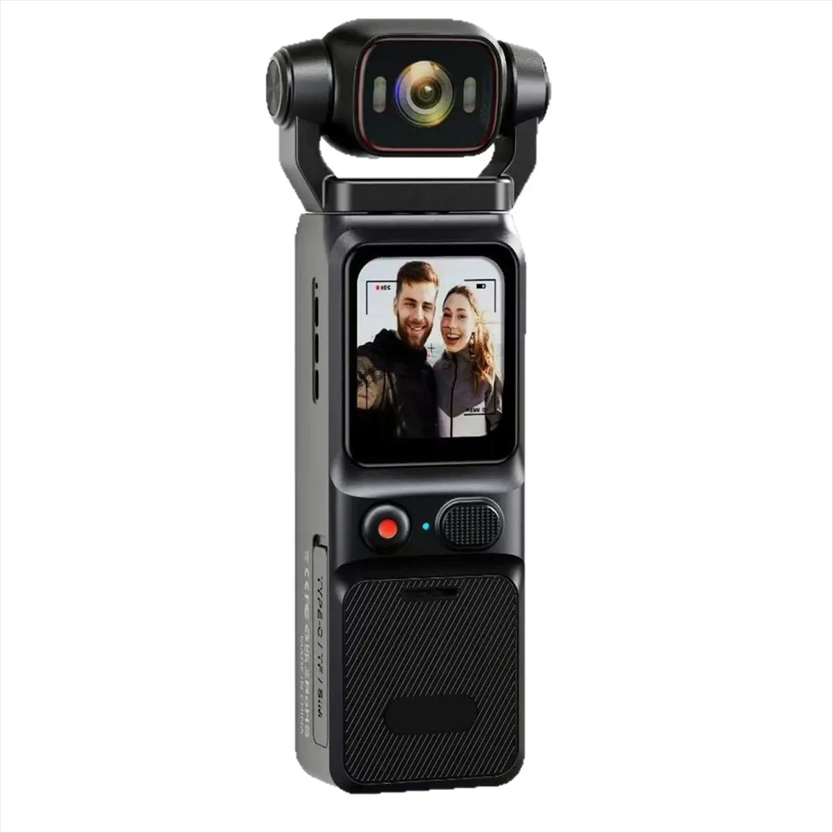 Limited Stock！4K HD Portable Pocket Camera WIFI Video Recorder with Gimbal Handheld Stabilizer Body Camera for Outdoor Sports