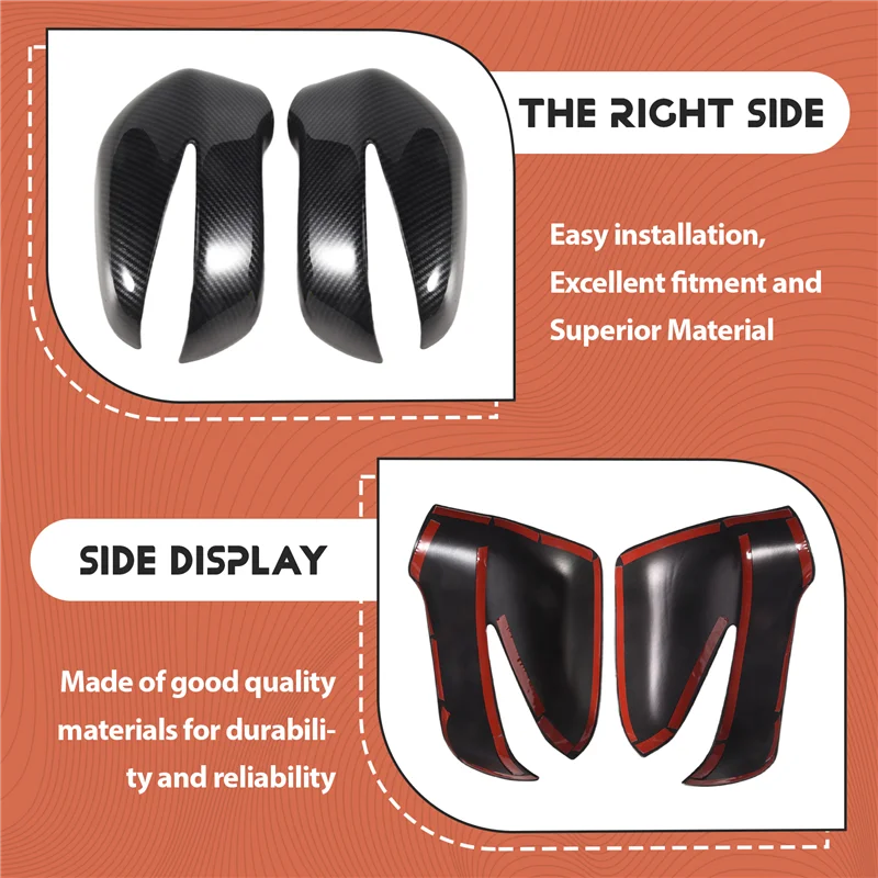 

Крышка зеркала заднего вида автомобиля, накладка, внешний Стайлинг, АБС-пластик, углеродное волокно для Honda Civic 8th Sedan 2006-2011