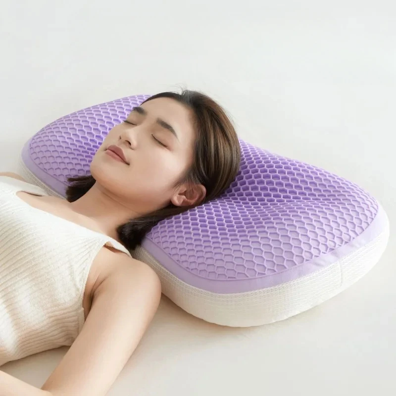 

Cooling Feel Summer Pillow Both Sides Can Be Used Honeycomb of Gel Pillow Soft Fresh Breathable Memory Pillows Cool Down