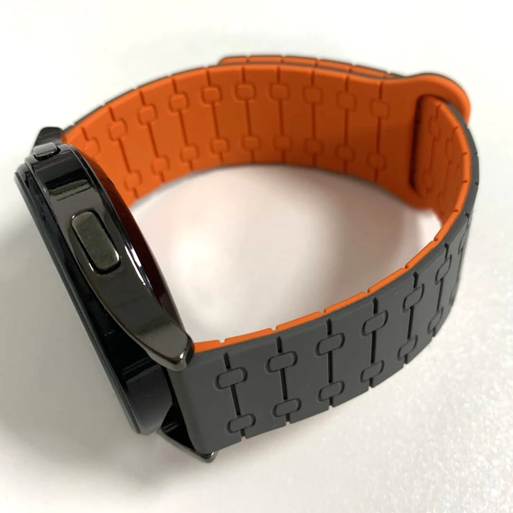 22 مللي متر شريط سيليكون مغناطيسي لـ TicWatch Pro 3 Ultra LTE/GPS E2 S2 GTH 2 GTX GTW حزام لـ TicWatch Pro 2020/2021 سوار المعصم