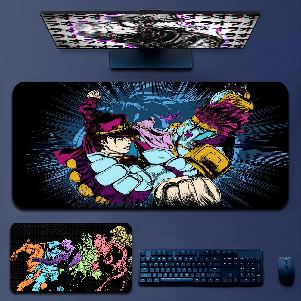 

Jojo's Bizarre Adventure Extra Large Gaming Laptop Computer Desk Mat Mouse Pad Mouse Mat Notbook Mousepad Gamer For PC Desk Pad