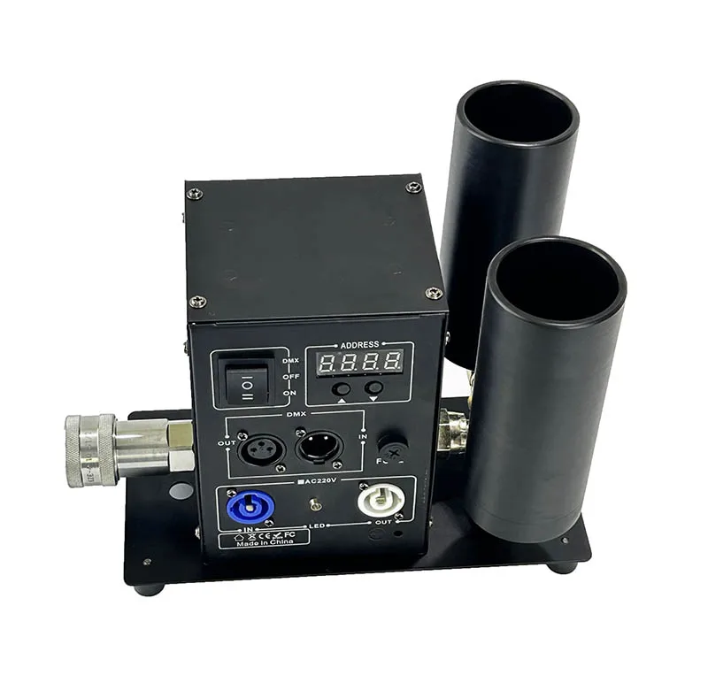 

RGBW LED 200W CO2 Jet Moving Head Stage Lights with DMX512 Control IP33 Rated Smoke Fogging Effects