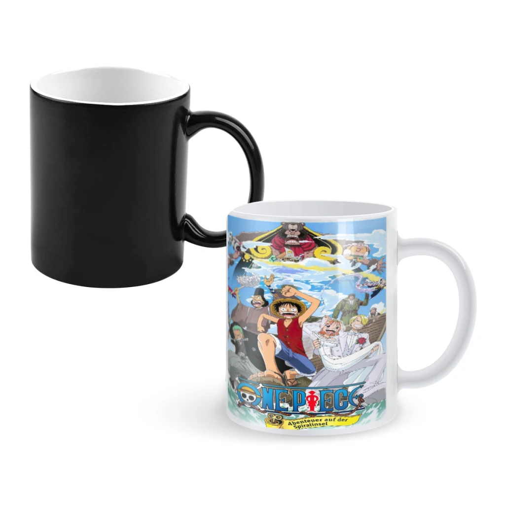 

One Piece Luffy Ceramics Coffee Mugs Tea Cup Milk Cups Gifts Drinkware Coffeeware