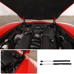 For 2005-2013 Chevrolet Corvette C6 Carbon Steel Black Car Hood Hydraulic Rod Car Interior Modification Accessories 2PCS