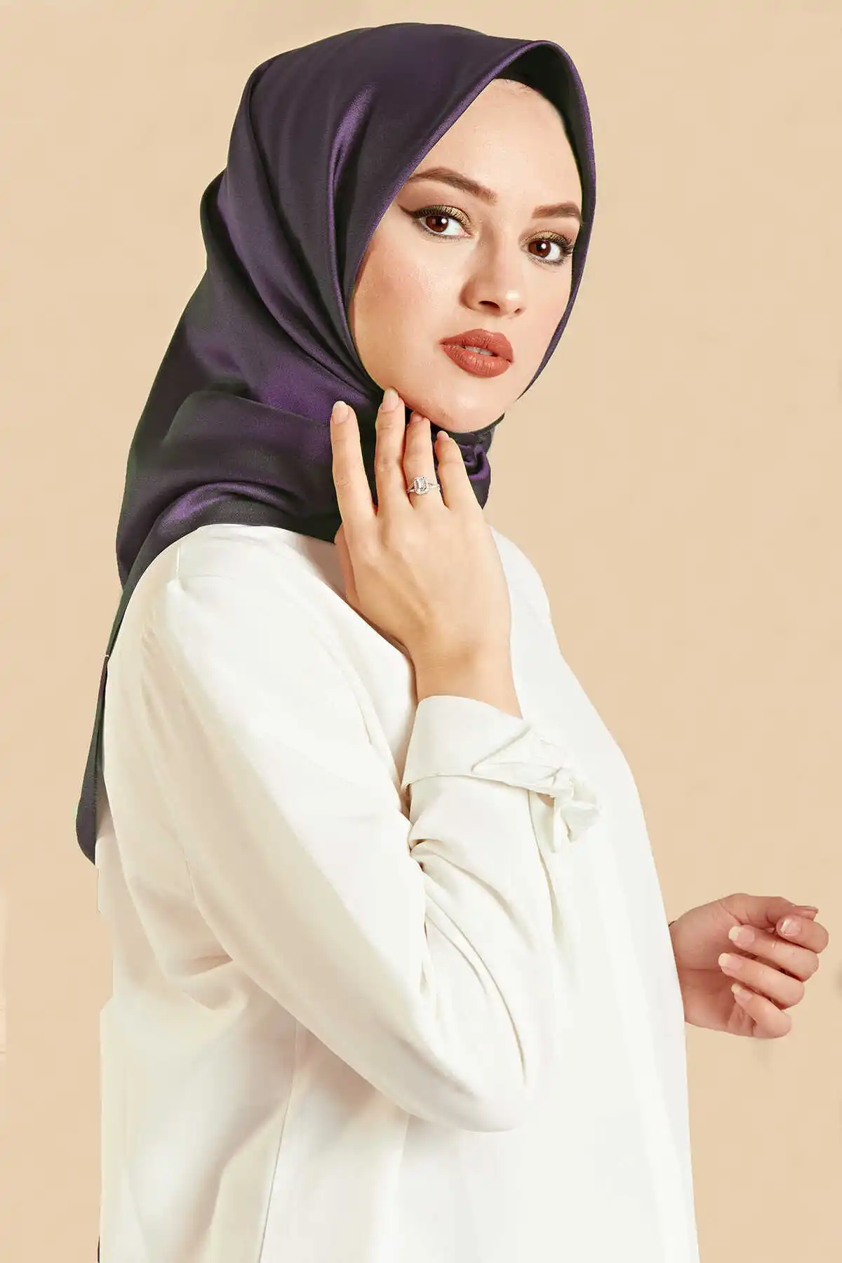 Taffeta Scarf E Winter Autumn 2021 Muslim Women Hijab headscarf Islamic Turkey