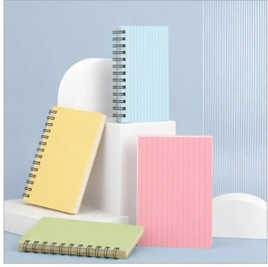 4Pcs Portable Office Thickened Coil Notepads Multi-Function Writing Pads Note Supply Suitable for Work Notepads