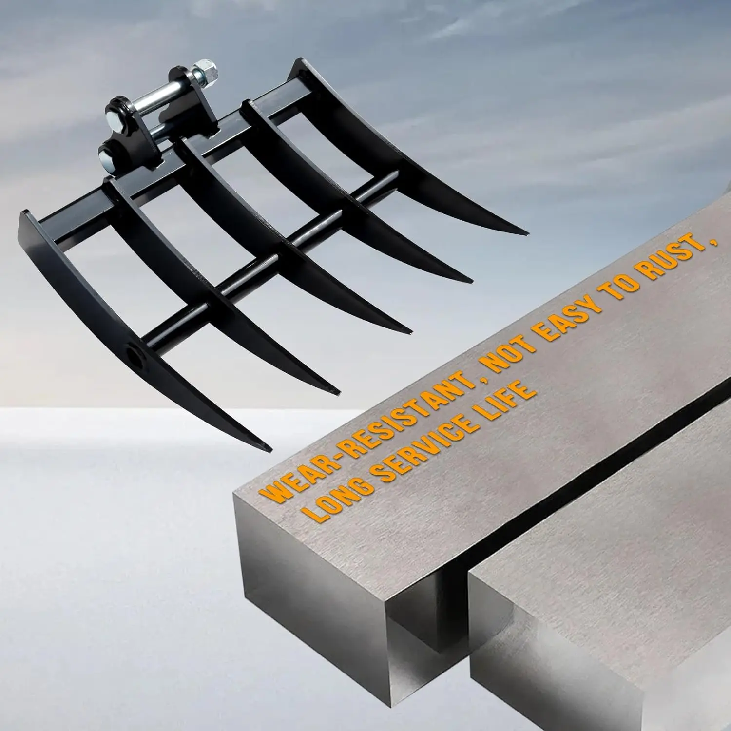 Harken-Aufsatz mit 25mm Stiften für Minibagger, passend für JCB, Berger, Kingway, GG, NEX und chinesische Minibagger. – Detail 5