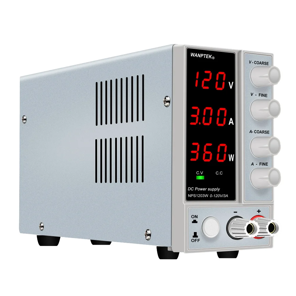 

NPS1203W digit display 0-120V 0-3A 360W Dc Power Supply Manufacturer Laboratory POWER DC